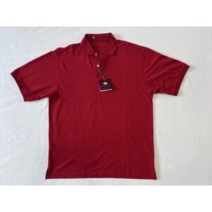 Vintage NWT Joey Rodolfo 1879 Men's Sierra Red Polo Golf Shirt Size L